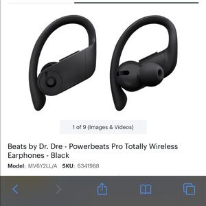 Power beats pro wireless black